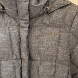 The North Face Women's Gray Puffer Maxi Jacket